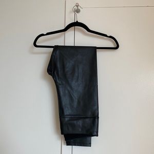 Abercrombie & Fitch - High Rise Faux Leather Leggings